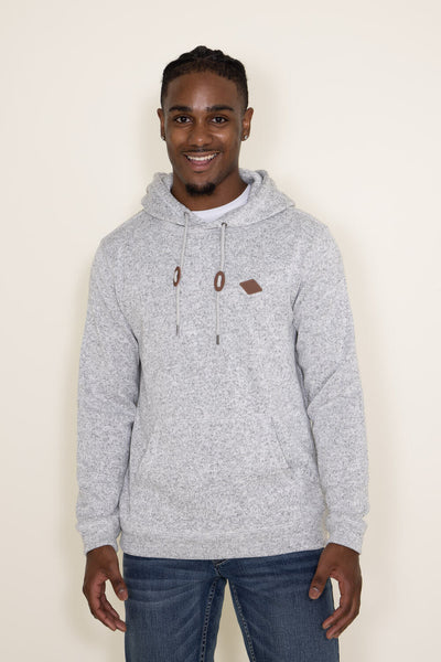 Quiksilver Keller Hoodie for Men in Light Grey Heather