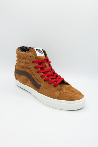 Pig suede vans red best sale