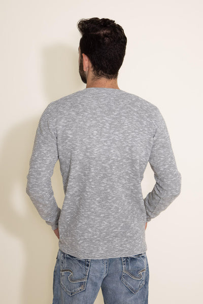 1897 Original Crew Knit Sweater for Men in Grey