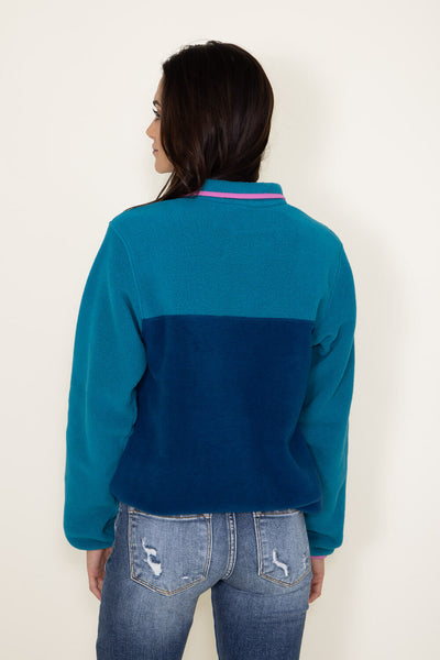 Elkline TOASTY - Fleece jacket - anthramelange/blue - Zalando.de