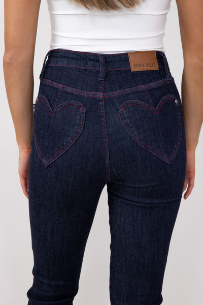 Johnny hotsell Was Medium Wash High Rise Jeans 28