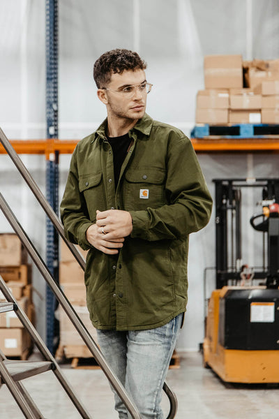 Carhartt Relaxed Canvas Shirt Jacket for Men in Green