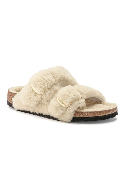 Birkenstock Arizona Teddy Split Leather Shearling Sandals for Women in –  Glik's