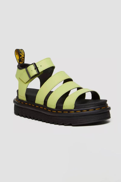 Dr. Martens Blaire Wedge Sandals for Women in Lime Green