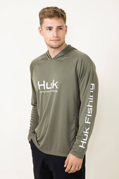 Huk Men's Vented Pursuit Hoodie - Set Sail - Large