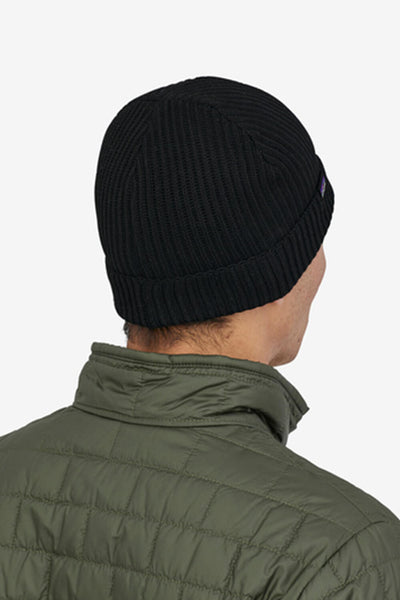 Patagonia Fisherman’s Rolled Beanie for Men in Black