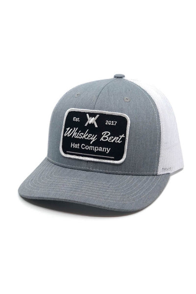 Ariat Offset Trucker Hat for Men in Heather Black