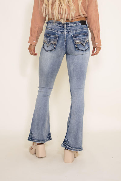 Super High Waisted Twill Flare … curated on LTK