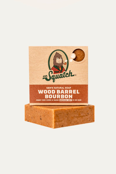 Dr. Squatch: Bar Soap, Wood Barrel Bourbon – POPnBeards