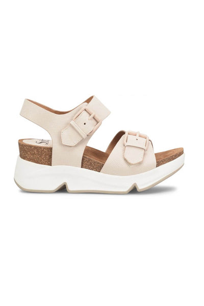 Sofft Shoes Castello Platform Sandals for Women in Tapioca Grey