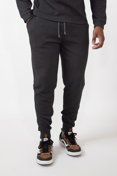 1897 Active Diamond Stretch Joggers for Men in Charcoal