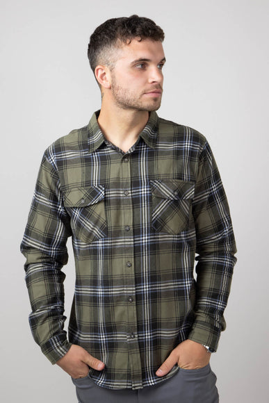 1897 Legends Plaid Flannel Shirt for Men in Olive