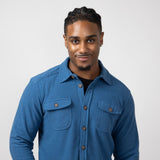 1897 Original Fleece Shirt Jacket for Men in Dark Blue