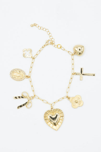 7 Charm bracelet in Gold