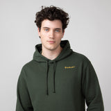 Ariat Barbwire Skull Logo Hoodie for Men in Dark Green