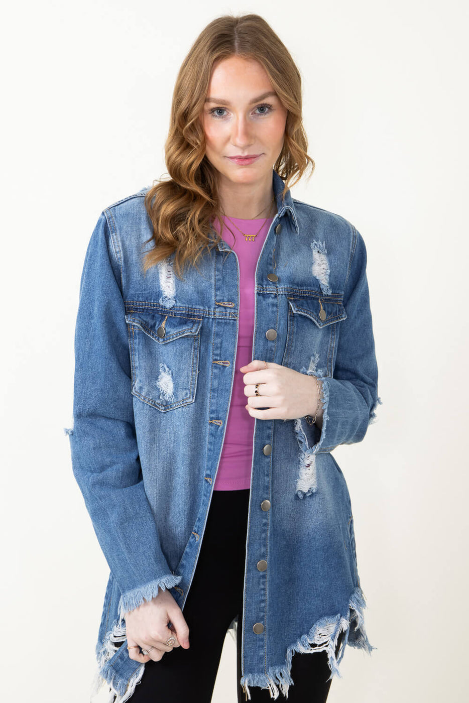 Buy online Blue Solid Denim Jacket from western wear for Women by  Buynewtrend for ₹399 at 73% off | 2024 Limeroad.com