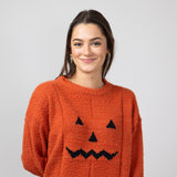 Pumpkin Sweater for Women in Orang