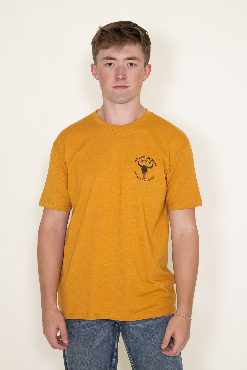 orange ariat shirt