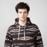 Ariat Color Block Hoodie for Men in Brindle