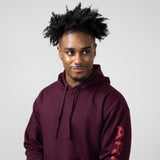 Ariat Rebar Graphic Hoodie for Men in Malbec | 10046663-MALBEC