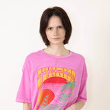 Billabong Sunrise To Sunset Graphic T-Shirt for Women in Paradise Pink