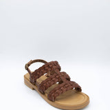 Blowfish Malibu Awluv Braid Sandals for Women in Henna Brown