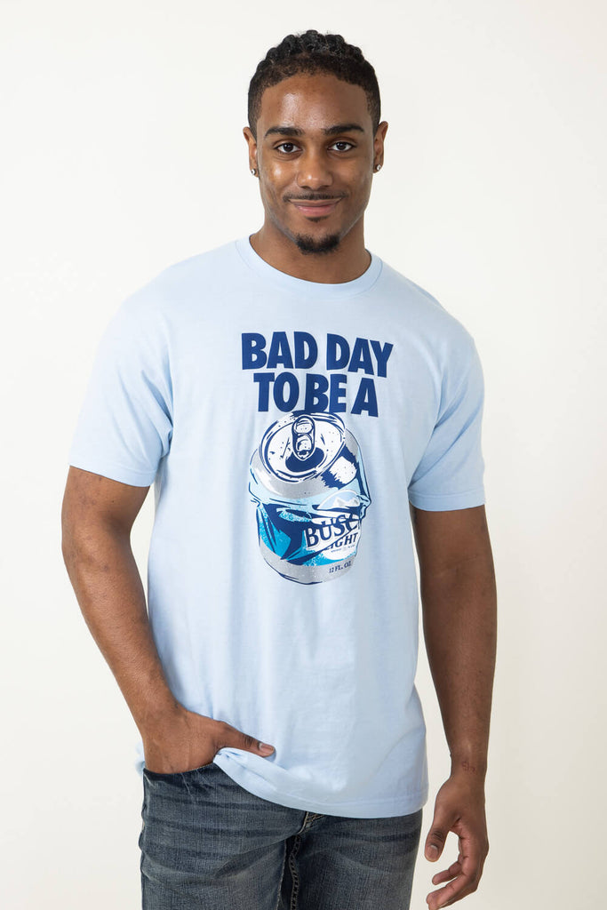 Brew City Apparel Busch Light Bad Day T-Shirt for Men in Blue at Glik's , M