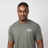 Brew City Camo Deer T-Shirt for Men in Green