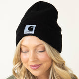 Carhartt Knit Satin Lined Beanie for Women in Black