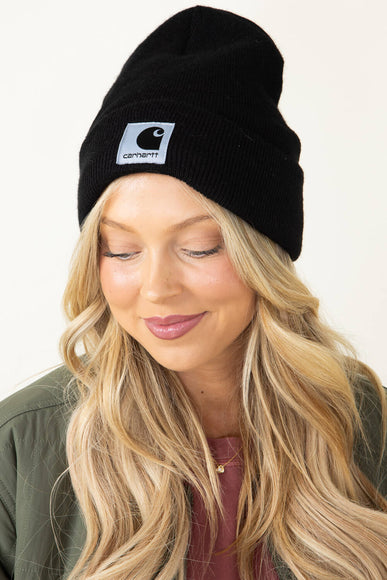 Carhartt Knit Satin Lined Beanie for Women in Black