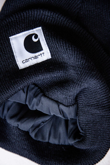 Carhartt Knit Satin Lined Beanie for Women in Black