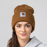 Carhartt Knit Satin Lined Beanies for Women in Brown