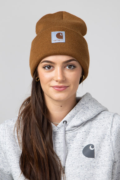 Carhartt Knit Satin Lined Beanies for Women in Brown