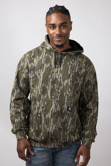 Carhartt Loose Midweight Logo Sleeve Graphic Sweatshirt for Men in Camo 