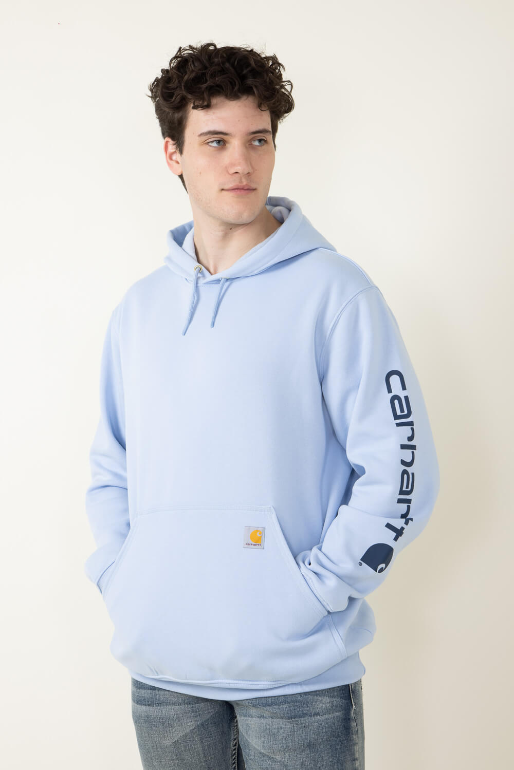 Carhartt Loose Fit Midweight Logo Sleeve Graphic Sweatshirt for