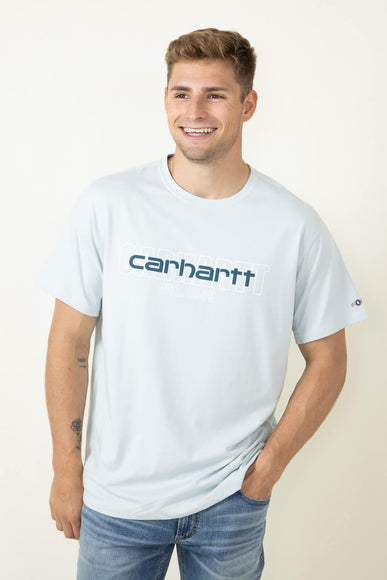 Carhartt Force Graphic T-Shirt for Men in Light Blue