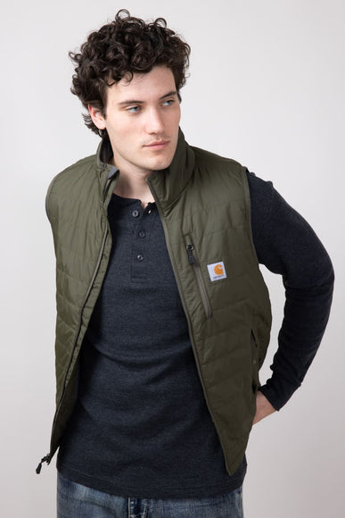 Carhartt Light Weight Insulated Vest for Men in Moss 