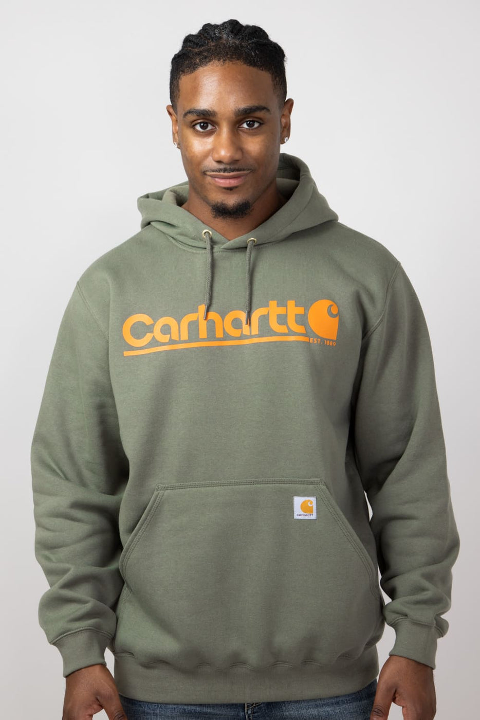 Carhartt Rain Defender Loose Fit Midweight Logo Graphic Sweatshirt for Glik s