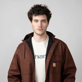 Carhartt Relaxed Fit Rain Defender Jacket for Men in Mocha