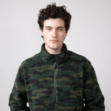 Carhartt Relaxed Fit Fleece Pullover for Men in Camo 