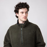 Carhartt Relaxed Fit Fleece Pullover for Men in Tarmac 