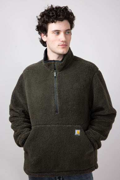 Carhartt Relaxed Fit Fleece Pullover for Men in Tarmac 