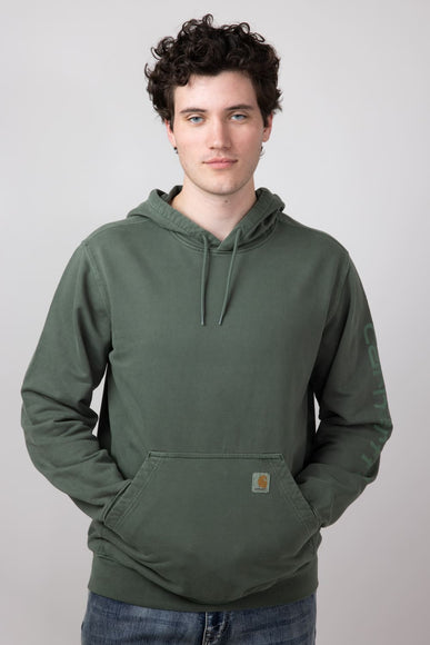 Carhartt Midweight Garment Dyed French Terry Hoodie for Men in Mountain View 