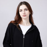 Carhartt Tencel Loose Fit Full Zip Jacket for Women in Black