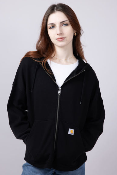 Carhartt Tencel Loose Fit Full Zip Jacket for Women in Black