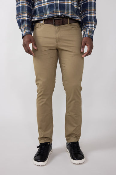 Copper & Oak Leaders Pants for Men in Suede Khaki