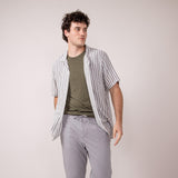 Denim & Flower Smart Jogger Pants for Men in Grey