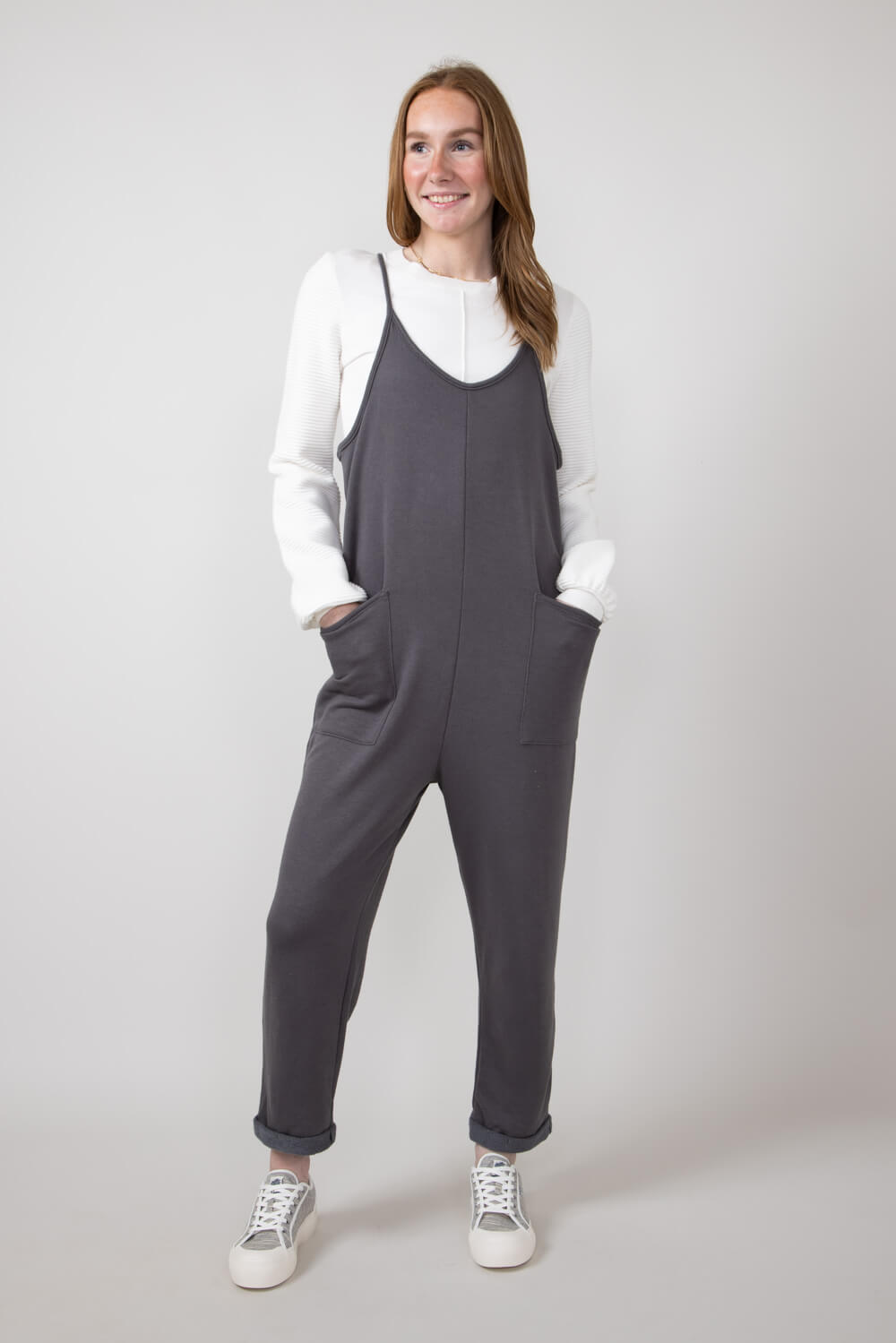 Splendid Eco Terry Burnout retail Jumpsuit