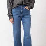 Hidden High Rise Cuffed Dad Jeans for Women