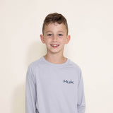 Huk Fishing Youth KC Flag Fish Pursuit Long Sleeve T-Shirt for